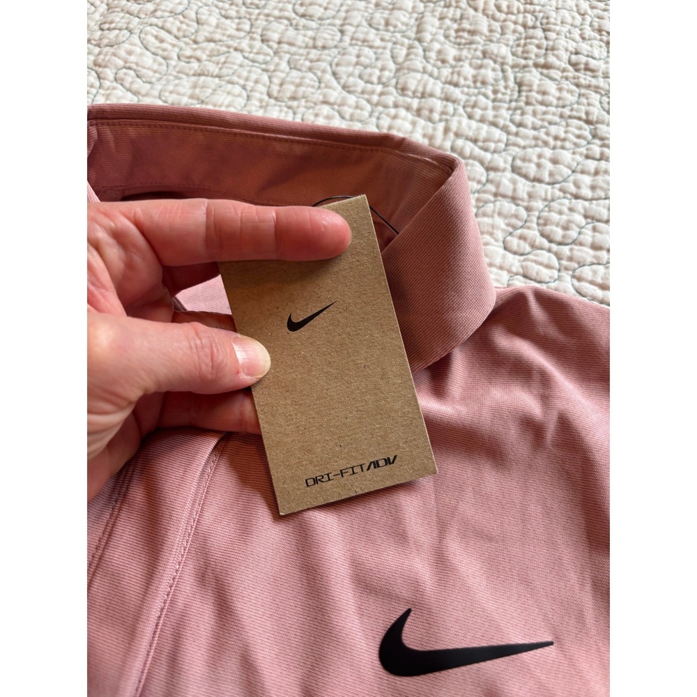 Nike Dri-FIT ADV Womens Sleeveless Golf Polo Rose Pink Size XL - Picture 5 of 7